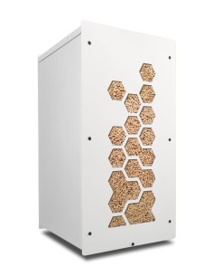 Granulebox Octo Blanc : Rangement Pellets Design 2