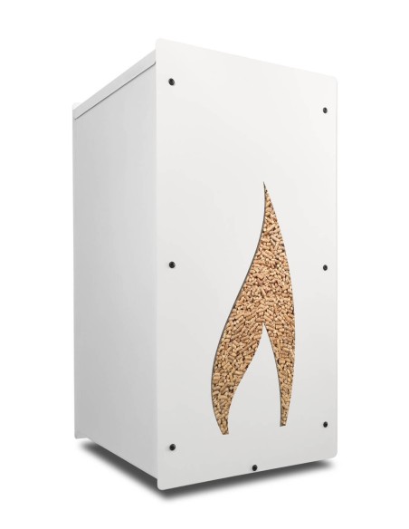 box à pellets design pour les granulés de bois
