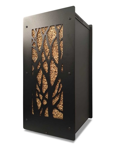 Granulebox 30kg noir arbre