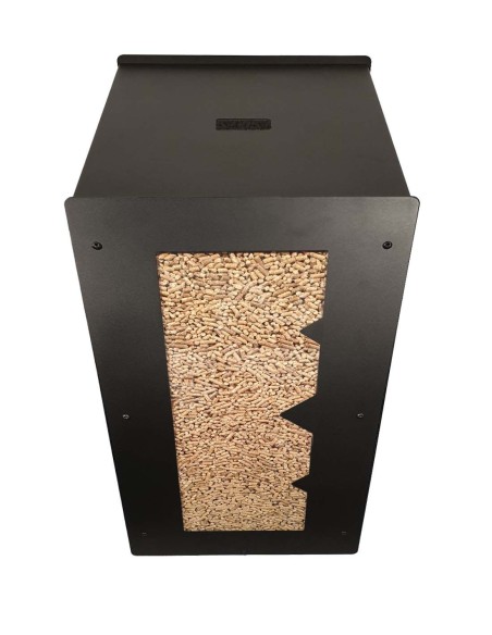 meuble pour stocker les granulés de bois