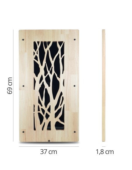 face avant de stockage pellet en bois