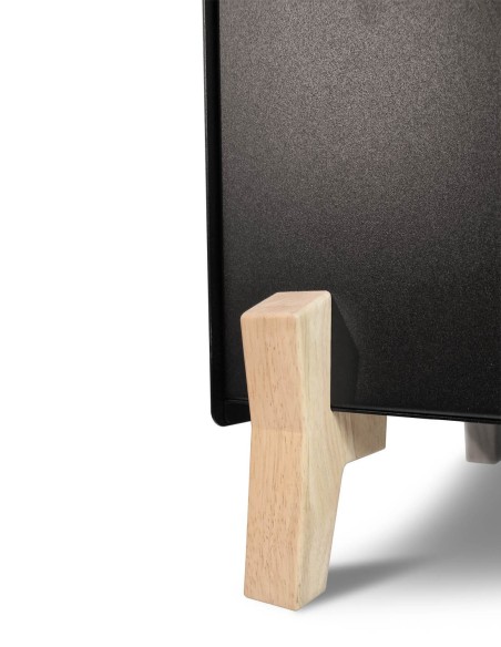 coffre granulés de bois design avec accessoire