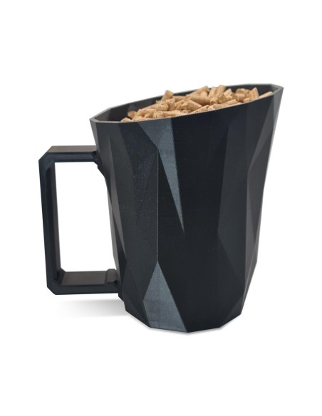 Pelle à pellet avec tamis pour poêle à granulés de bois