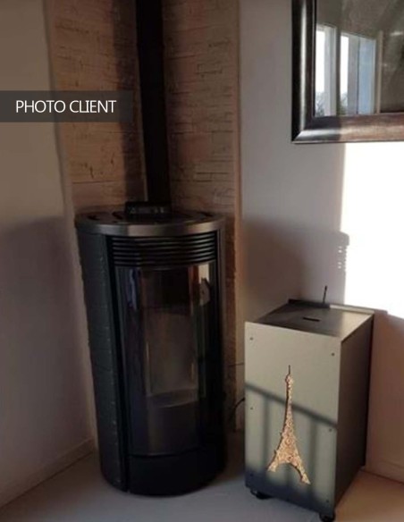 personnaliser un meuble de rangement à granule de bois