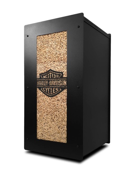 Façade personnalisée réservoir pellets Granulebox