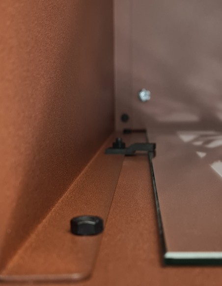 Rangement granules bois interieur