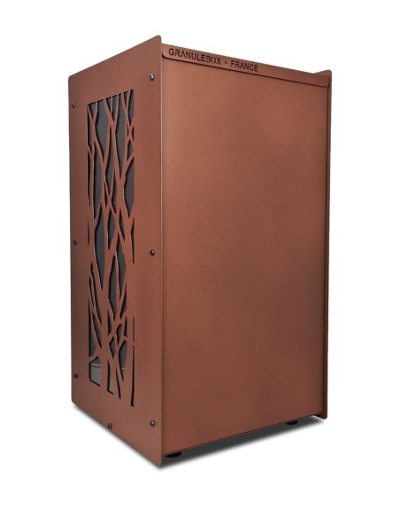 meuble de rangement granulés de bois