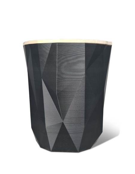 Stockage pellets noir fabriqué en impression 3D