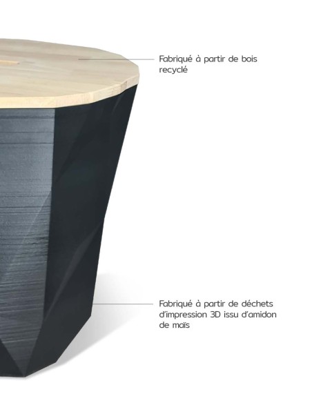 Meuble stockage pellets Granulebox Bo accessoires