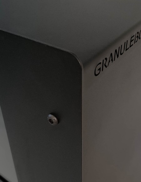 rangement granulés de bois modèle arbre noir 30kg