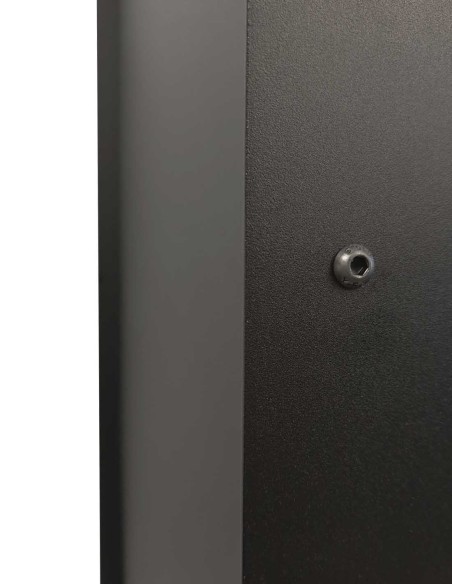 rangement granulés de bois noir avec filtre à poussière