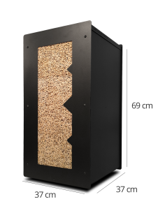 rangement pellets design avec tamis 2
