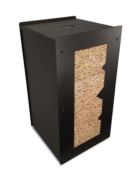 réservoir à pellets avec filtre à poussière