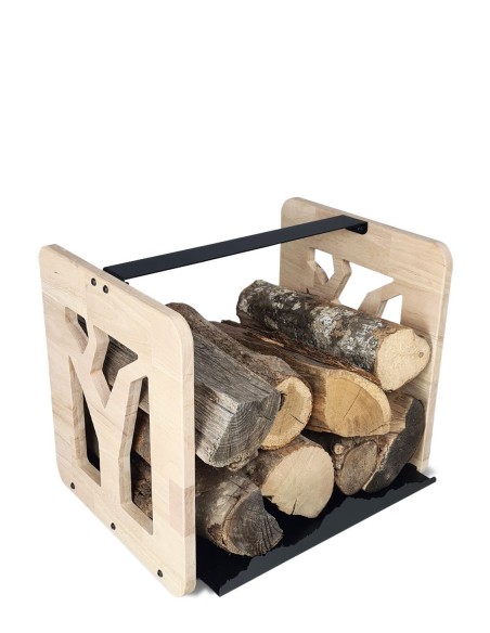 Range buche 4809 avec buches de 40 cm