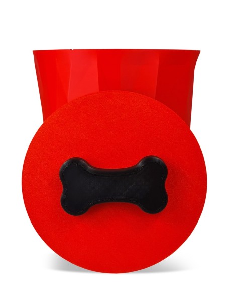 Boite design pour ranger les croquettes de chats