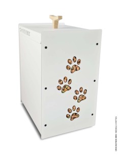 boite à croquettes design en acier