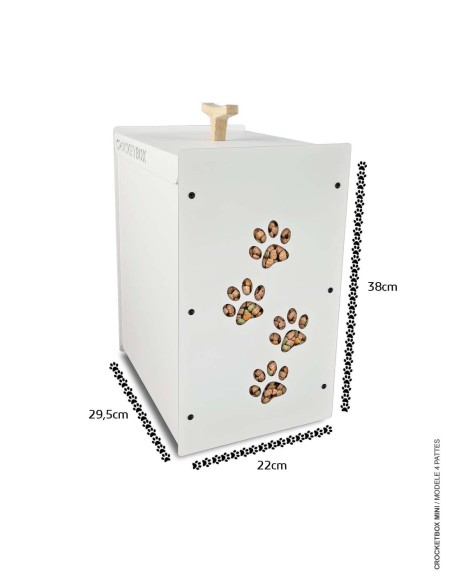 boite design pour ranger les croquettes de chats