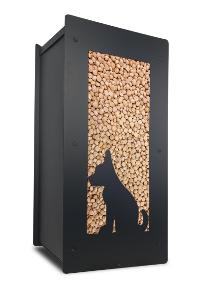 stockage croquettes esthétique pour intérieur
