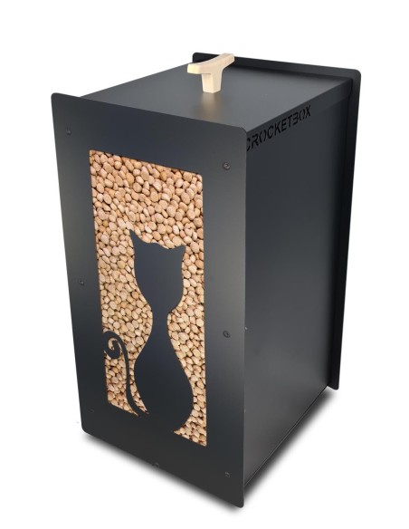 Boite à croquettes pour chats avec une grande capacité de 20kg