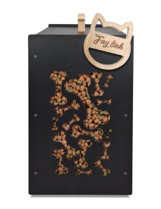 badge personnalisé pour rangement à croquettes 2