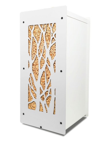 rangement pellets design pour intérieur