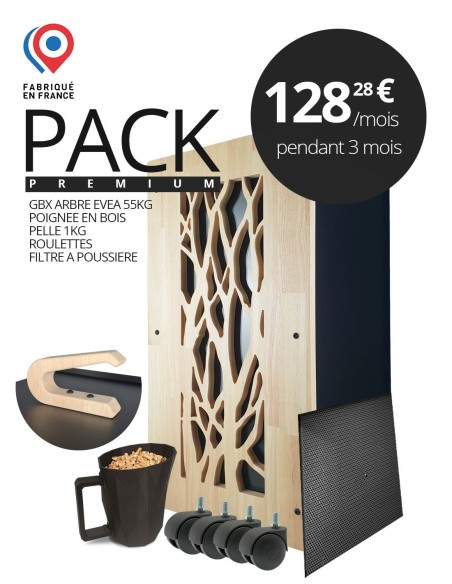 stockage pellets en bois avec filtre à poussière