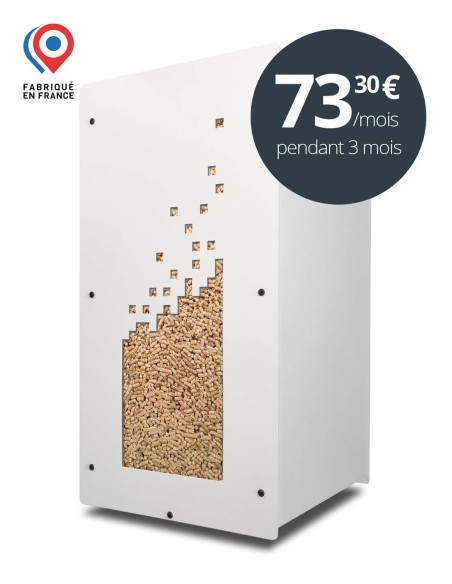Rangement pellets - Granulebox Numérik 55kg, design et qualité