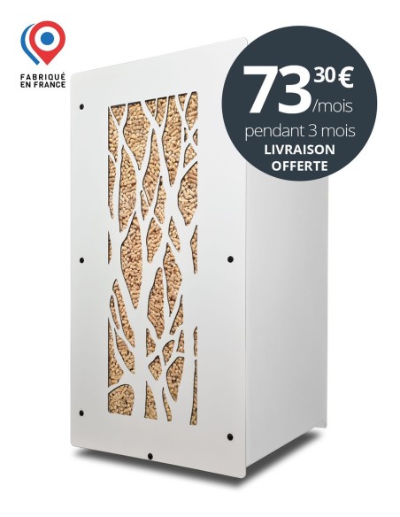 Rangement granulés de bois Granulebox 55kg de capacité