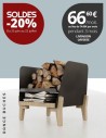 Rangement pour stocker le bois dans la maison