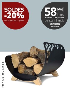 Range-bûches intérieur Ruche meuble pour bois de chauffage