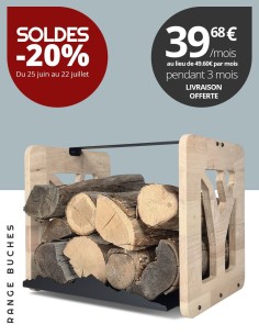 Range Bûche Design 4809 | Fabrication Française