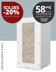 Réservoir à granulés de bois fabriqué en France