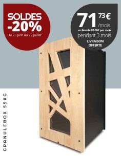 Rangement pellets design et haut de gramme Granulebox