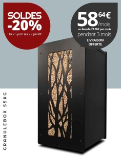 Rangement de pellets 55kg au design original