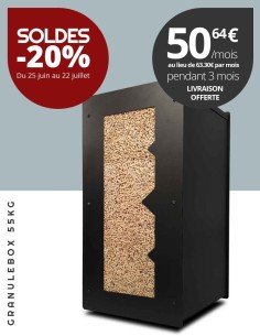 Rangement granulés de bois Granulebox 55Kg Nivo