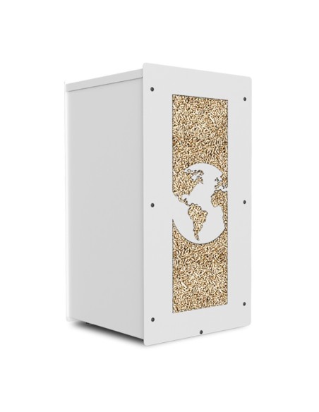 stockage pellets en blanc
