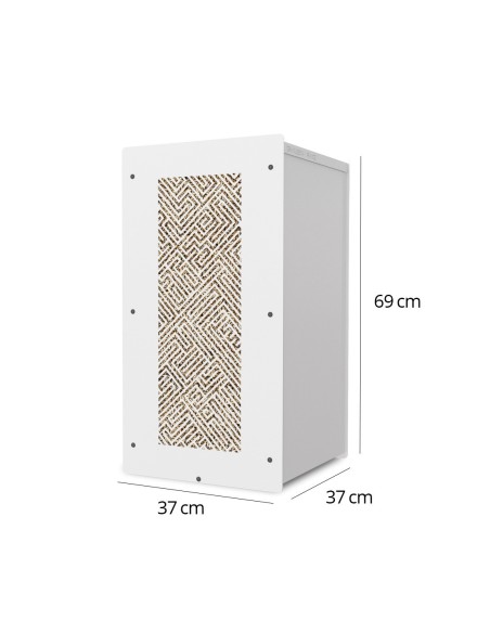 stockage pellets intérieur design