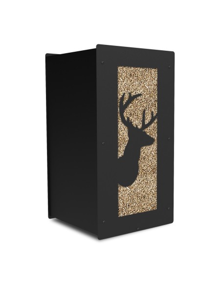 réservoir à granulés de bois pour intérieur