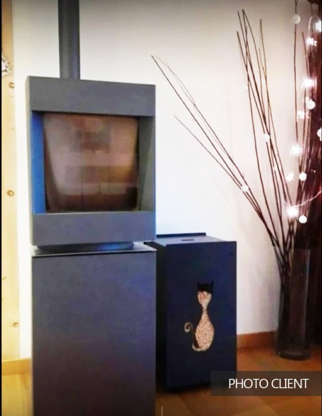 Granulebox 55kg noir FELIX