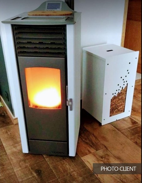 Granulebox 55kg blanc NUMERIK