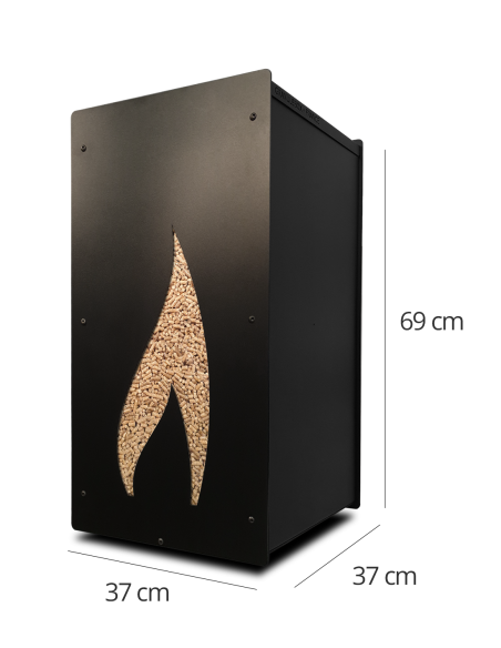 stockage pellets design pour la maison