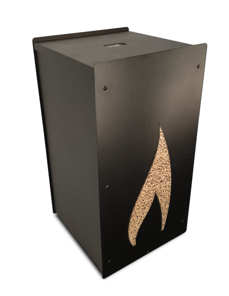 Granulebox 55kg noir FLAMME