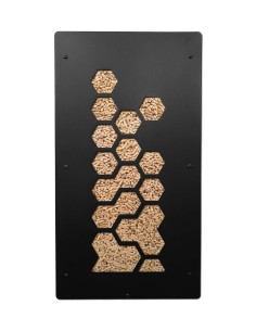 Rangement granulés de bois Granulebox Octo Noir 55kg 2